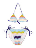 striped bikini