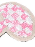 beaded mushroom velcro patch