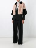 colour block cropped jacket