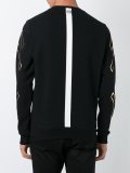 mask printed sweatshirt