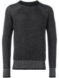 contrast ribbed sweater