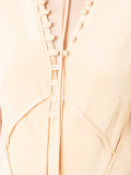 draped dress