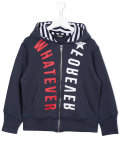 printed hooded jacket