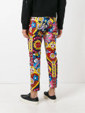graphic print jeans