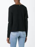 ruffle detail jumper
