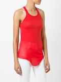 curved hem tank top