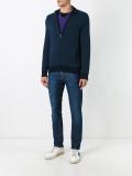 zipped cardigan