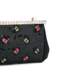 lady bugs embellished clutch