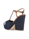 T-strap platform sandals