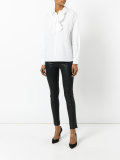 ruffled trim shirt 