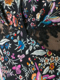 floral print fitted dress