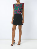abstract print T-shirt