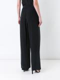 high-rise straight trousers