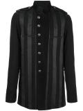striped mid coat