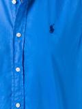 logo patch plain shirt