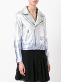 ombré biker jacket