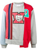 multi-panel sweatshirt 
