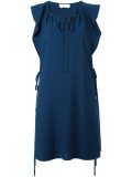 ruffled sleeve dress