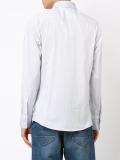 orb logo striped shirt