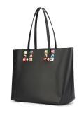 stud detail shopper tote