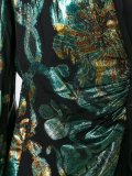 gathered jacquard blouse 