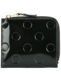 embossed polka dots wallet