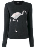 sequin flamingo sweater