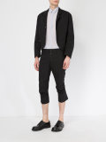 cropped button front jacket