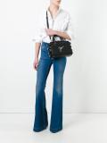 buckled straps tote