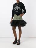 tulle hem skirt