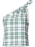 one shoulder knot blouse