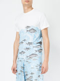 fish print T-shirt