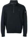 zipped collar jumper 