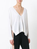 v-neck blouse 