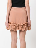 frill trim skirt