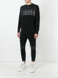 studded logo sweatshirt