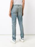 'Clash' distressed denim