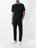 drawstring straight trousers