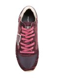 applique lace up sneakers