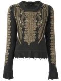 embroidered jumper