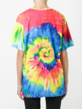 crowned elephant tie-dye T-shirt