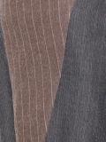 asymmetric pinstripe skirt