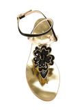 flower flat sandals