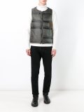 quilted zipped vest