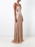 single shoulder long dress