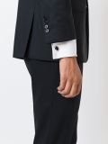 polished encased stone cufflinks