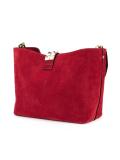 studded closure shoulder bag