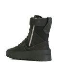 lace-up hi top sneakers 