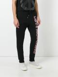 logo print track pants 