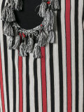 tassel embellished striped tunic